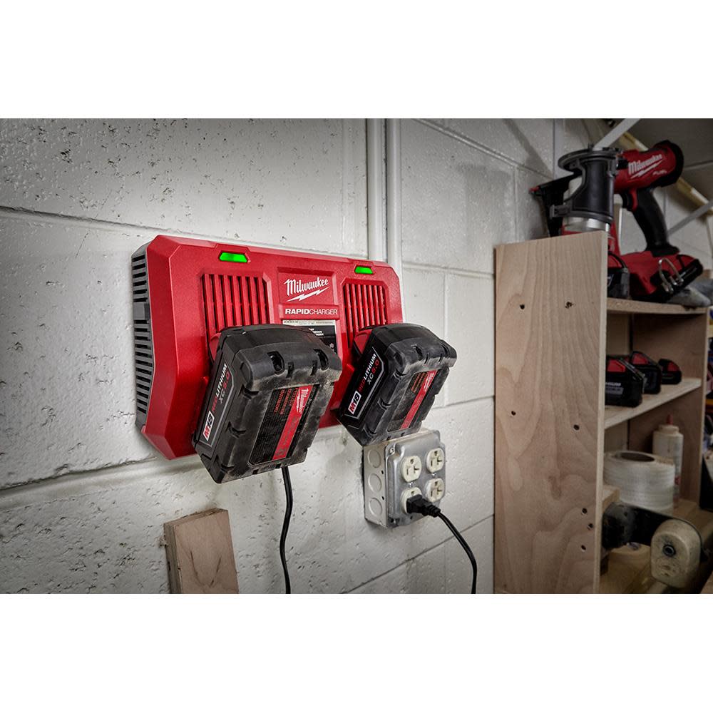Milwaukee M18 Dual Bay Simultaneous Rapid Charger - Ascmtools
