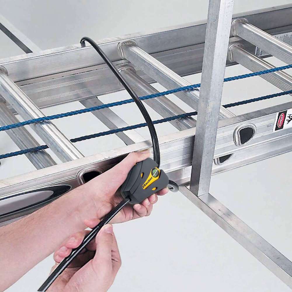 Master Lock Python Locking Cable 5/16 x 72″ Yellow & Black - Ascmtools