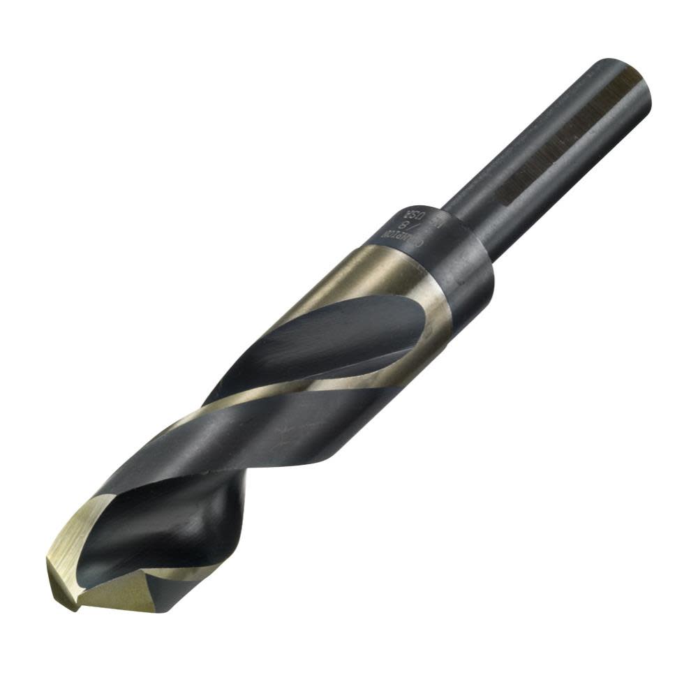Champion Cutting Tool 55/64″ Black Gold Silver & Deming 1/2″ Shank Drill - Ascmtools