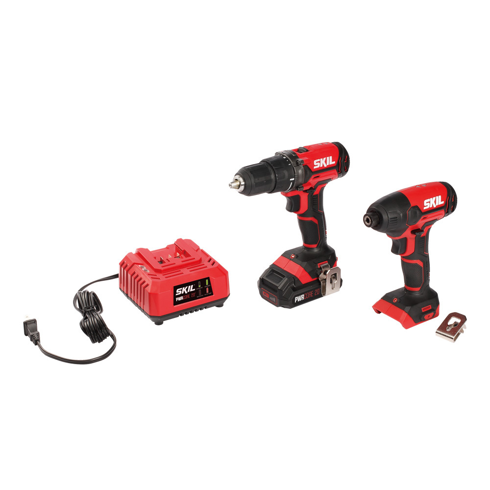 SKIL 20V DRILL DRIVER & IMPACT DRIVER KIT - Ascmtools
