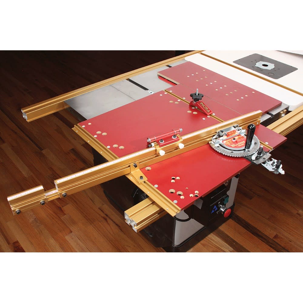 Incra Miter 5000 Gauge with Telescoping Fence & Flip Shop Stop - Ascmtools