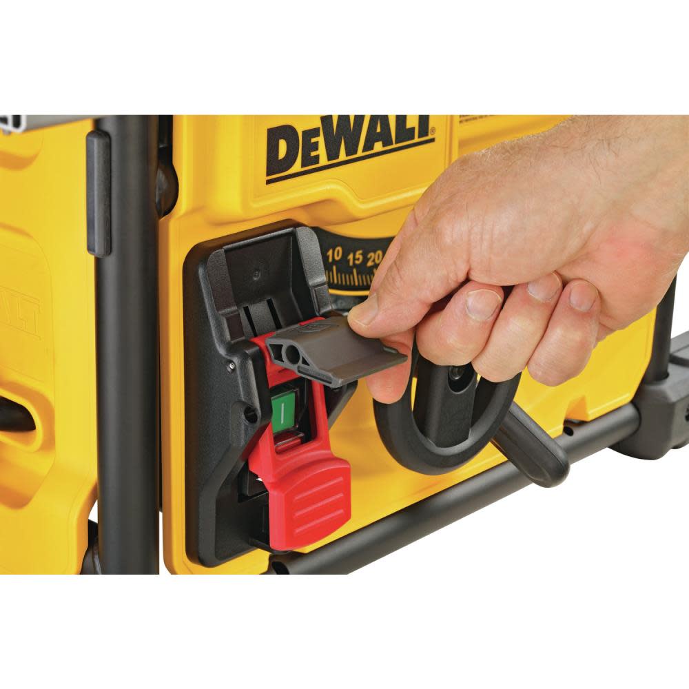 DEWALT Compact Jobsite Table Saw 8 1/4″ with Stand - Ascmtools