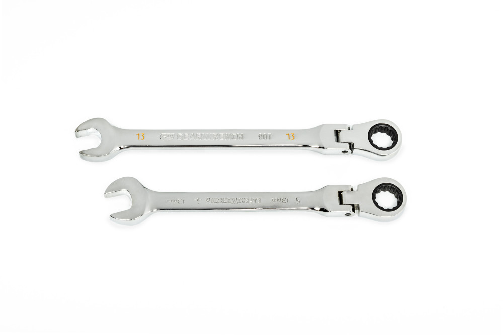 GEARWRENCH 13mm 90T 12 Point Flex Head Ratcheting Combination Wrench - Ascmtools