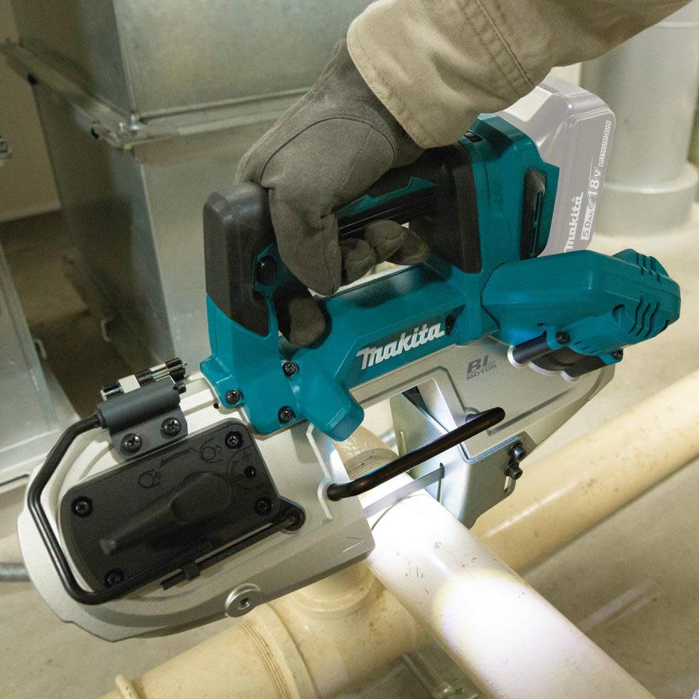 Makita 18V LXT Compact Li-Ion Cordless Bandsaw Brushless Tool Only - Ascmtools