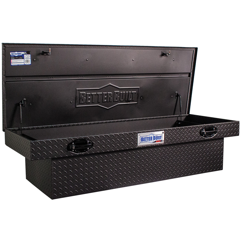 Better Built 69″ SEC Saddle Truck Tool Box DEEP & WIDE MATTE BLACK - Ascmtools