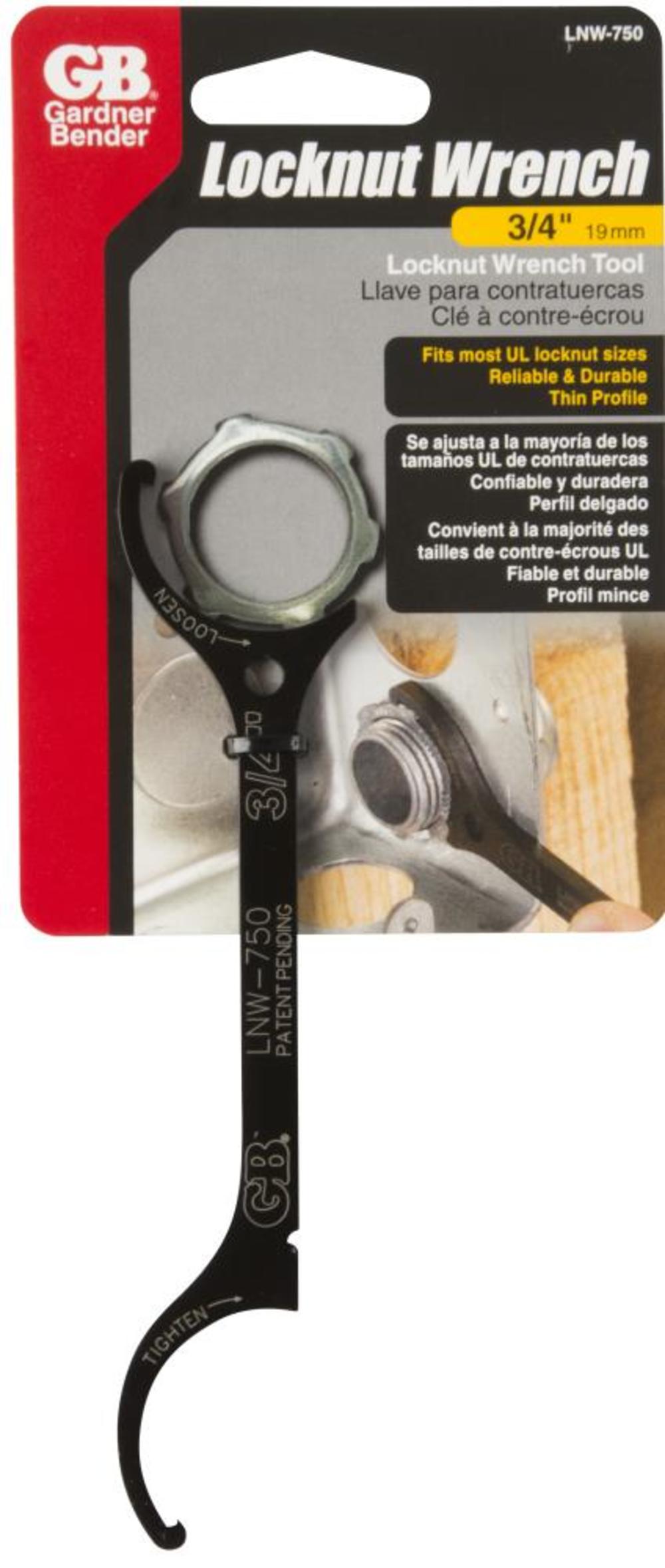 Gardner Bender GB LNW-750 LockNut Wrench 3/4″ - Ascmtools