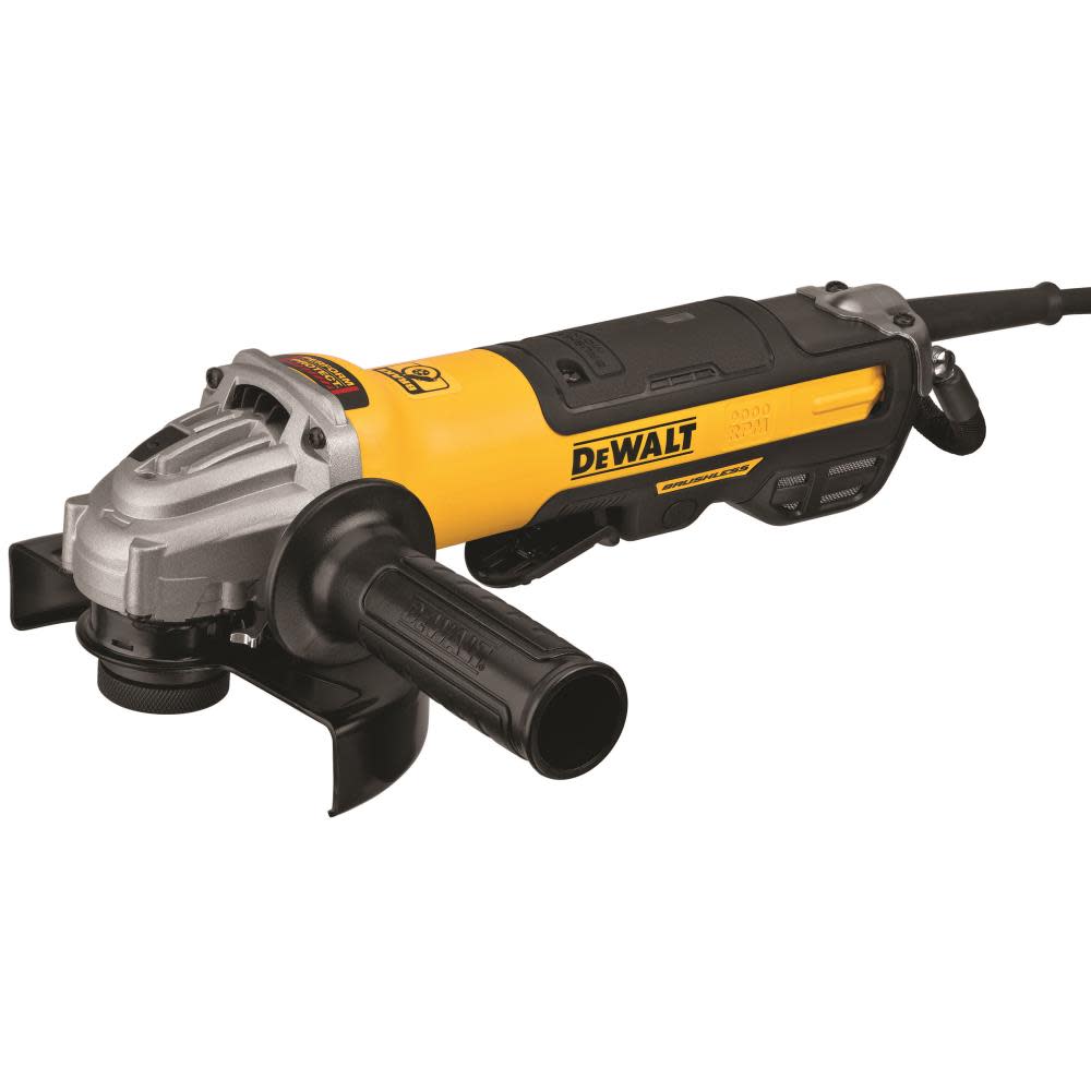 DEWALT 5″ / 6″ Paddle Switch Small Angle Grinder with Kickback Brake No Lock - Ascmtools