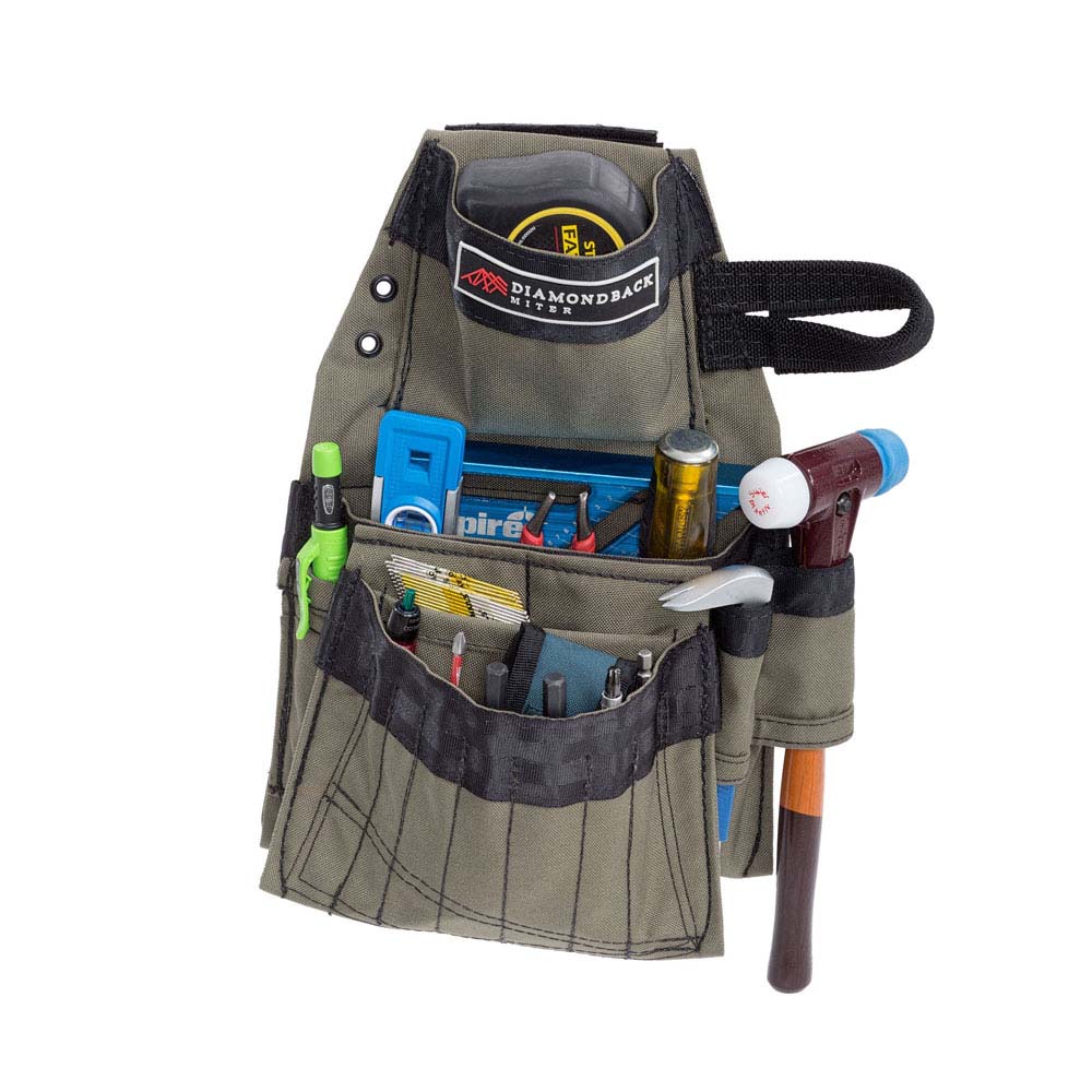 Diamondback Toolbelts Ranger Green Left Side Miter Tool Pouch - Ascmtools