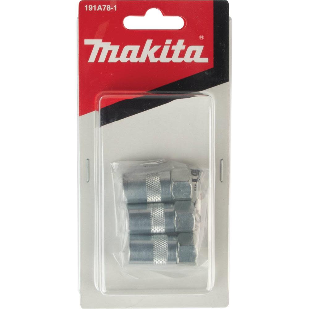 Makita Grease Coupler Set Heavy Duty 1/8″ NPT 3pk - Ascmtools