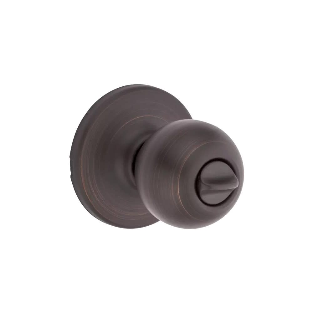 Kwikset Venetian Bronze Bed/Bath Polo Privacy Door Knob - Ascmtools