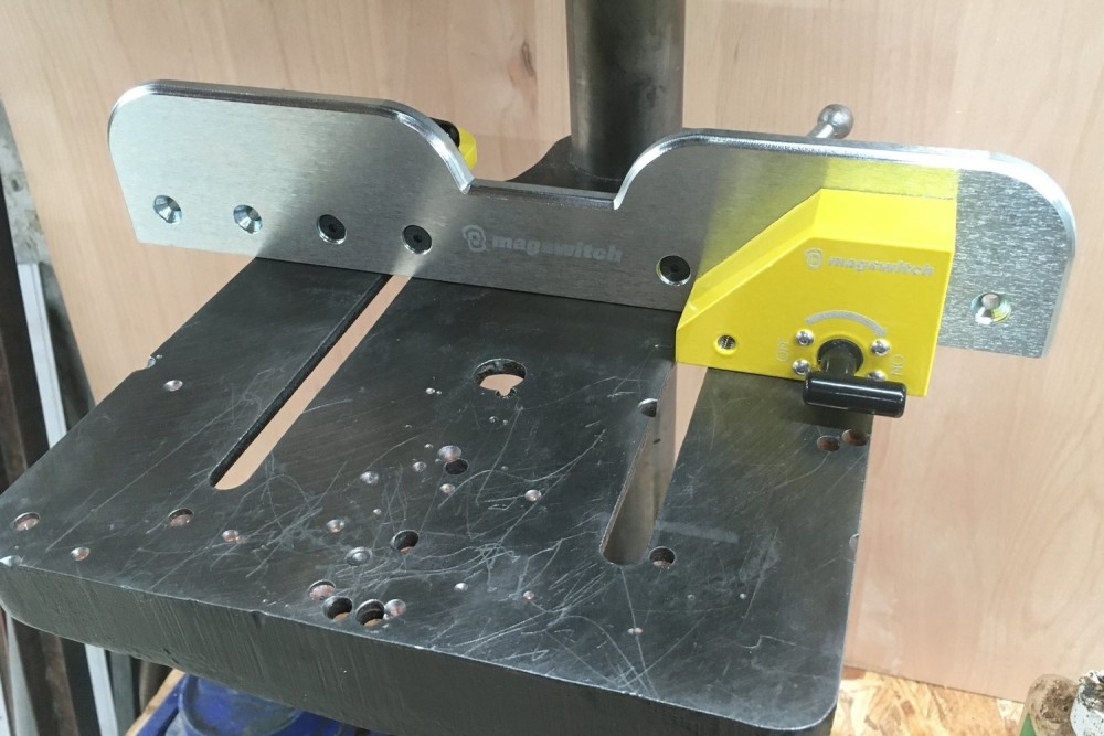 Magswitch Drill Press Fence - Ascmtools