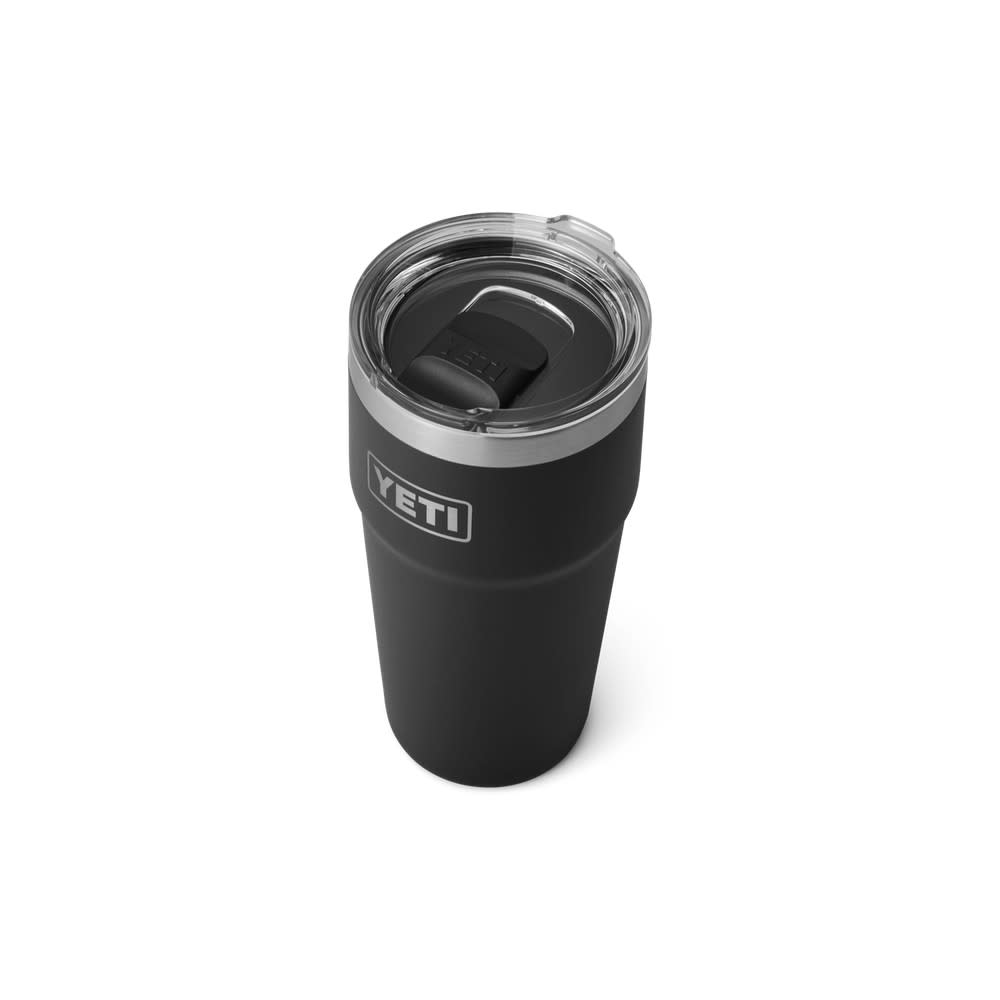 Yeti Rambler 16oz Stackable Pint with Magslider Lid Black - Ascmtools