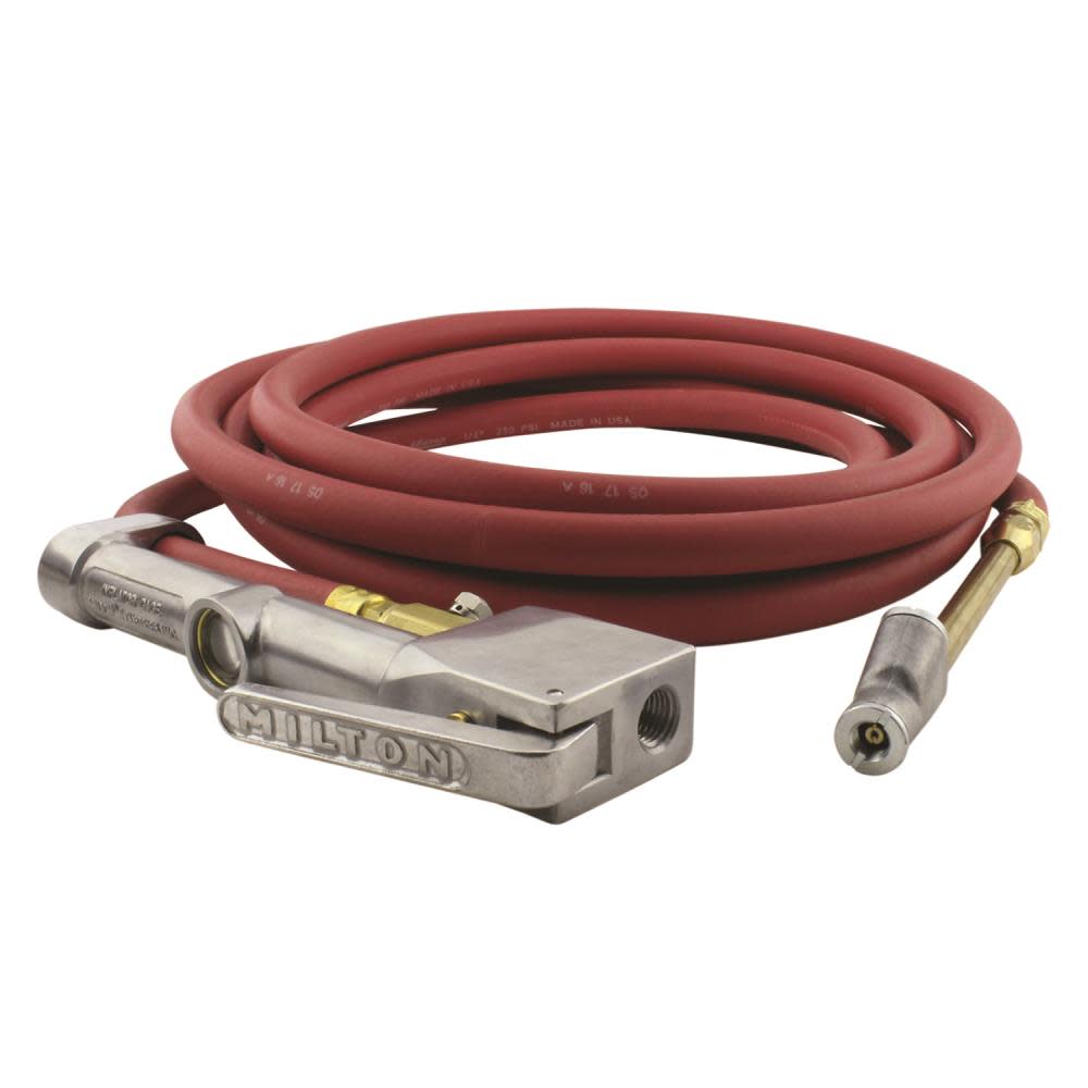 Milton 98-A1-501 Dual Head Air Chuck Inflator Gauge - Ascmtools