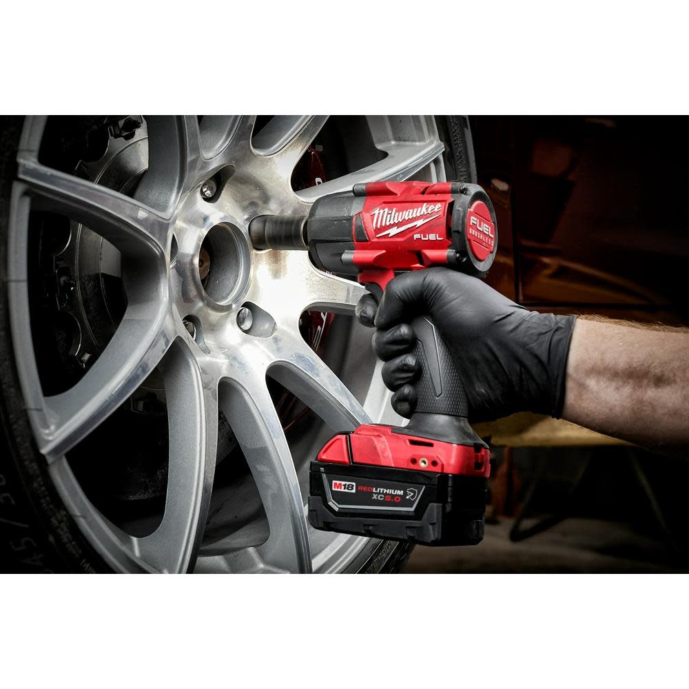 Milwaukee M18 FUEL 1/2″ Mid-Torque Impact Wrench with Pin Detent Kit - Ascmtools