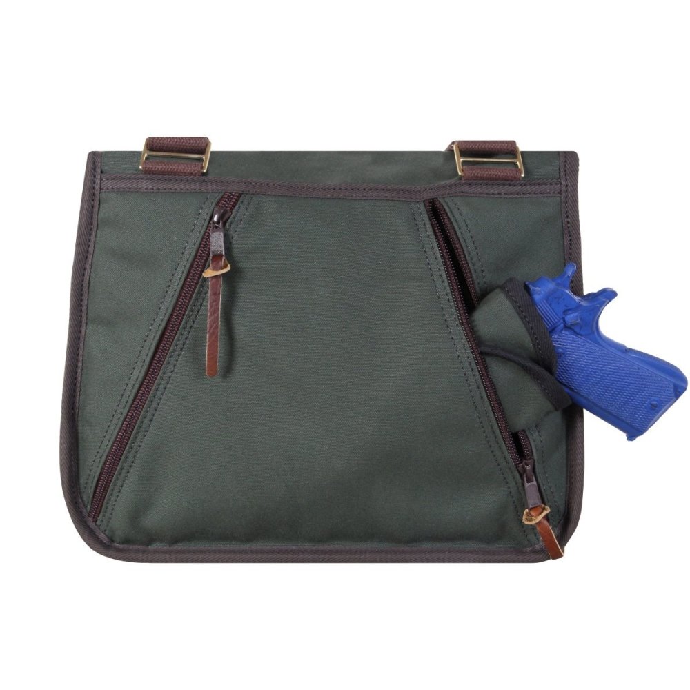 Duluth Pack 11 Liter Capacity Olive Drab Conceal & Carry Field Satchel - Ascmtools