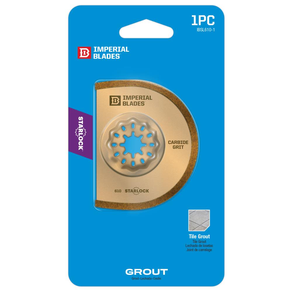 Imperial Blades Starlock 3″ Carbide Grit Segment Blade 1pc - Ascmtools