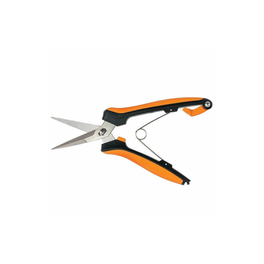Fiskars Steel Blade Curved Pruning Snip with Softgrip Handle - Ascmtools