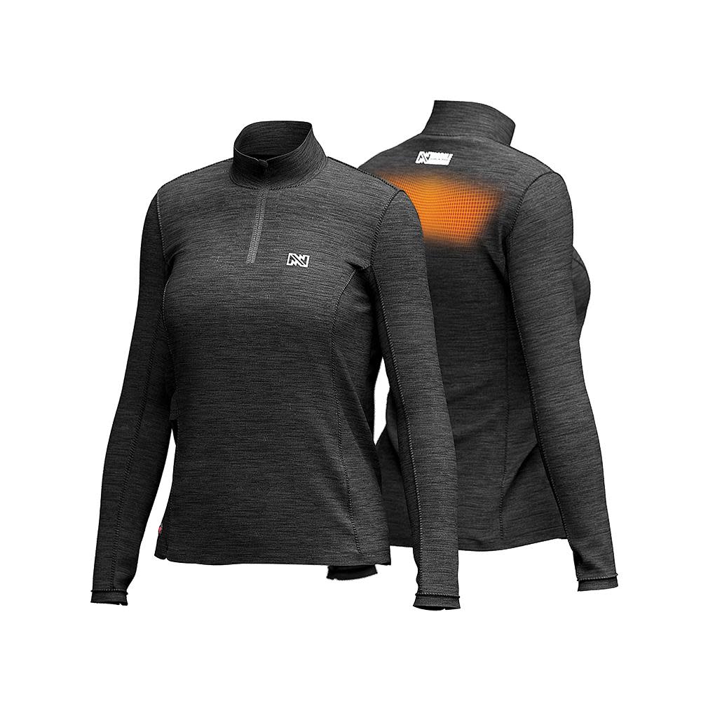 Mobile Warming Ion Heated Shirt 7.4 Volt Womens Black XS - Ascmtools