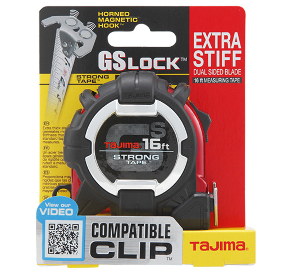 Tajima GS LOCK Measuring Tape 16′ x 1″ - Ascmtools