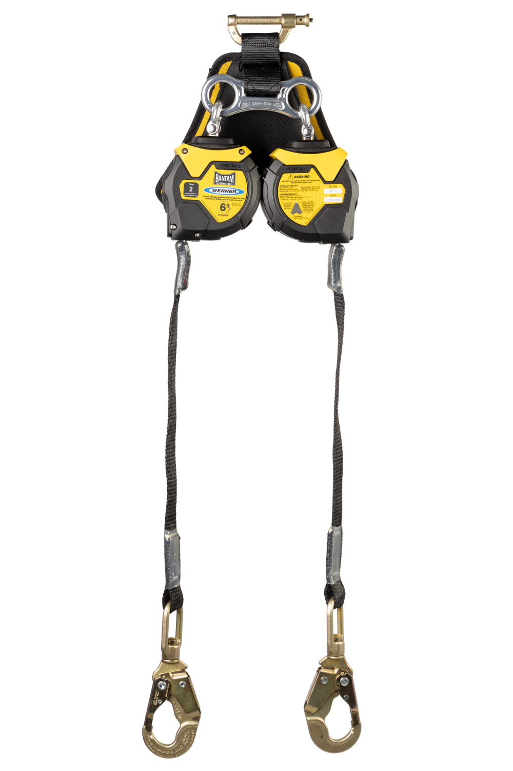 Werner Bantam 6′ Twin Leg Web Leading Edge Self Retracting Lifeline - Ascmtools