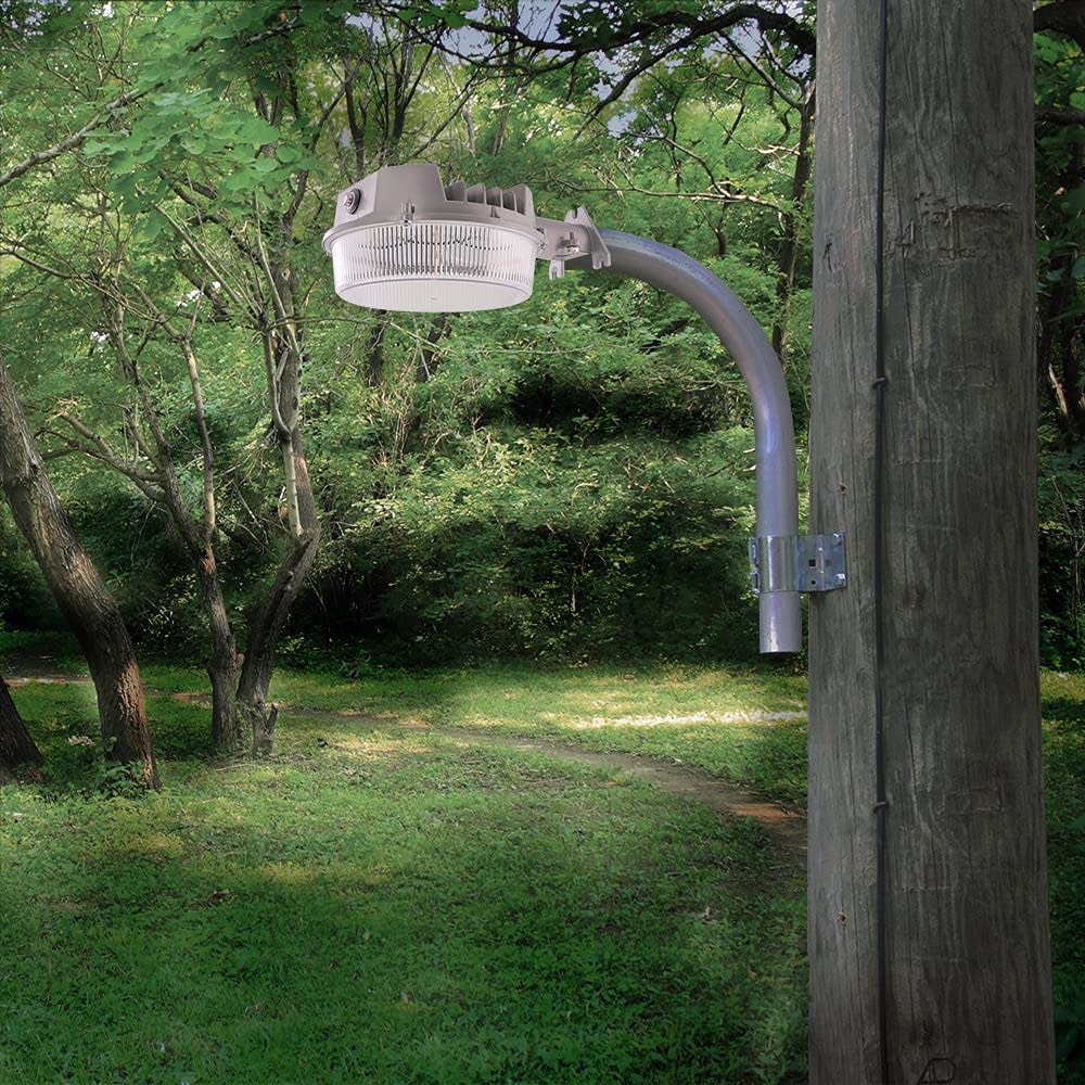 Halo Dusk to Dawn Hardwired LED Area Light Gray 19.5W 2032 Lumen - Ascmtools