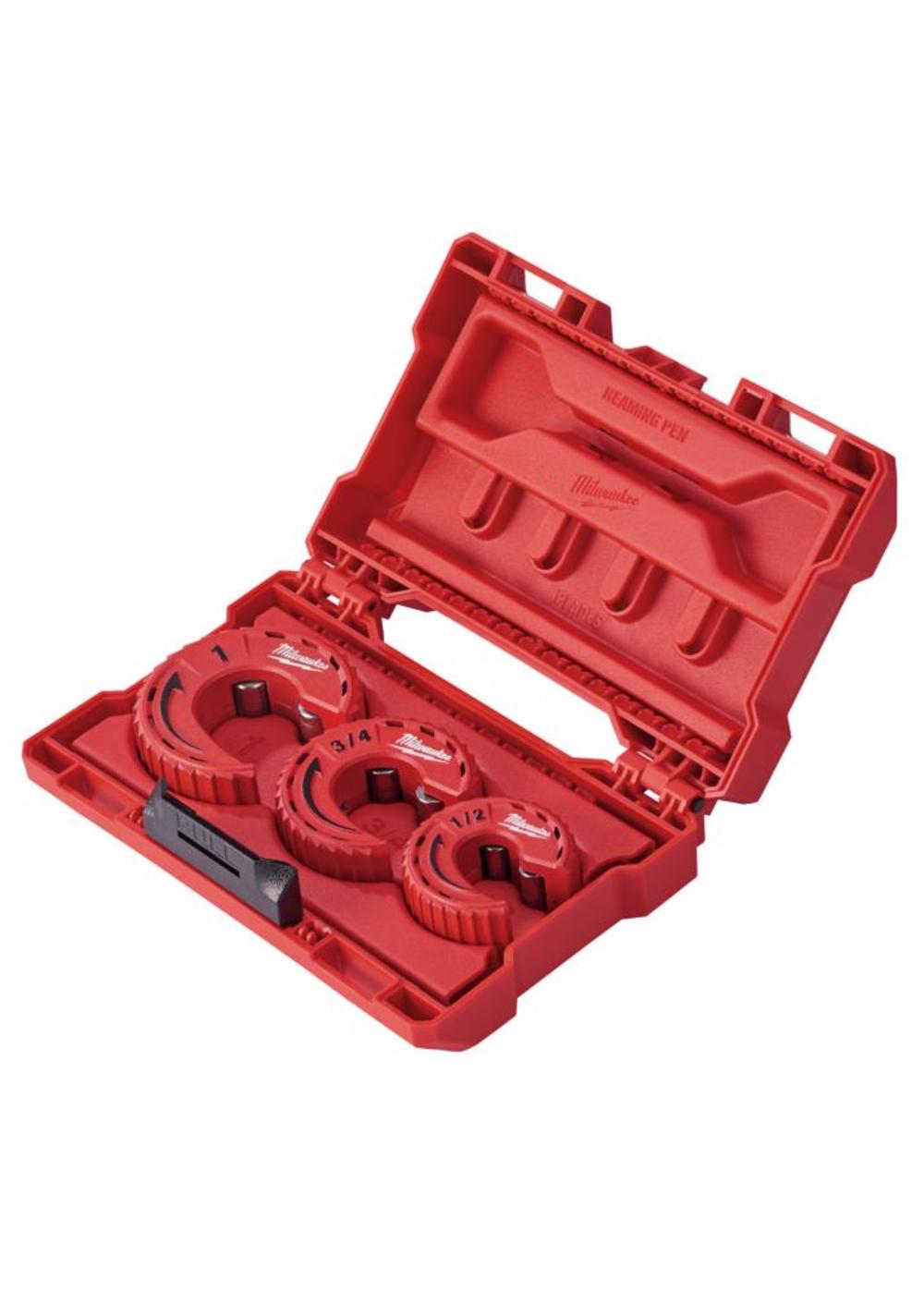 Milwaukee Tubing Cutter 3pc Tool Set & Reaming Pen Bundle - Ascmtools