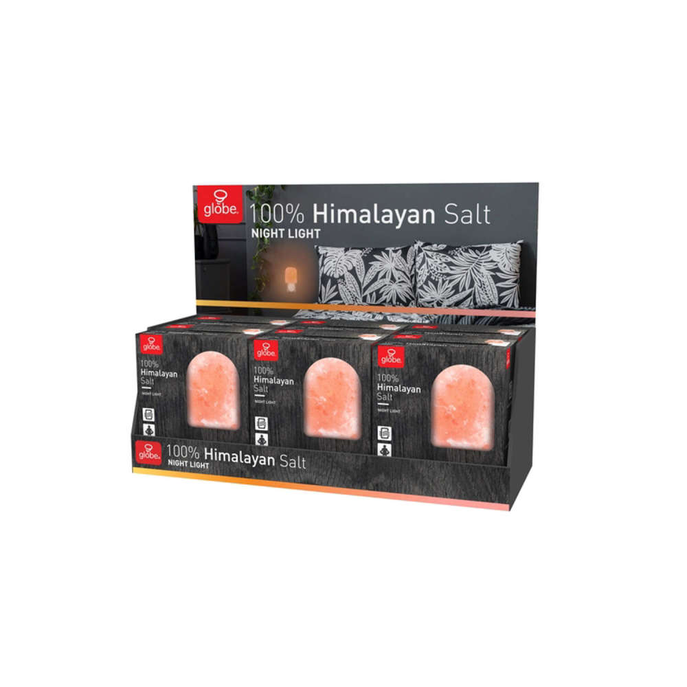 Globe Electric Night Light White 7W Incandescent Himalyan Salt - Ascmtools