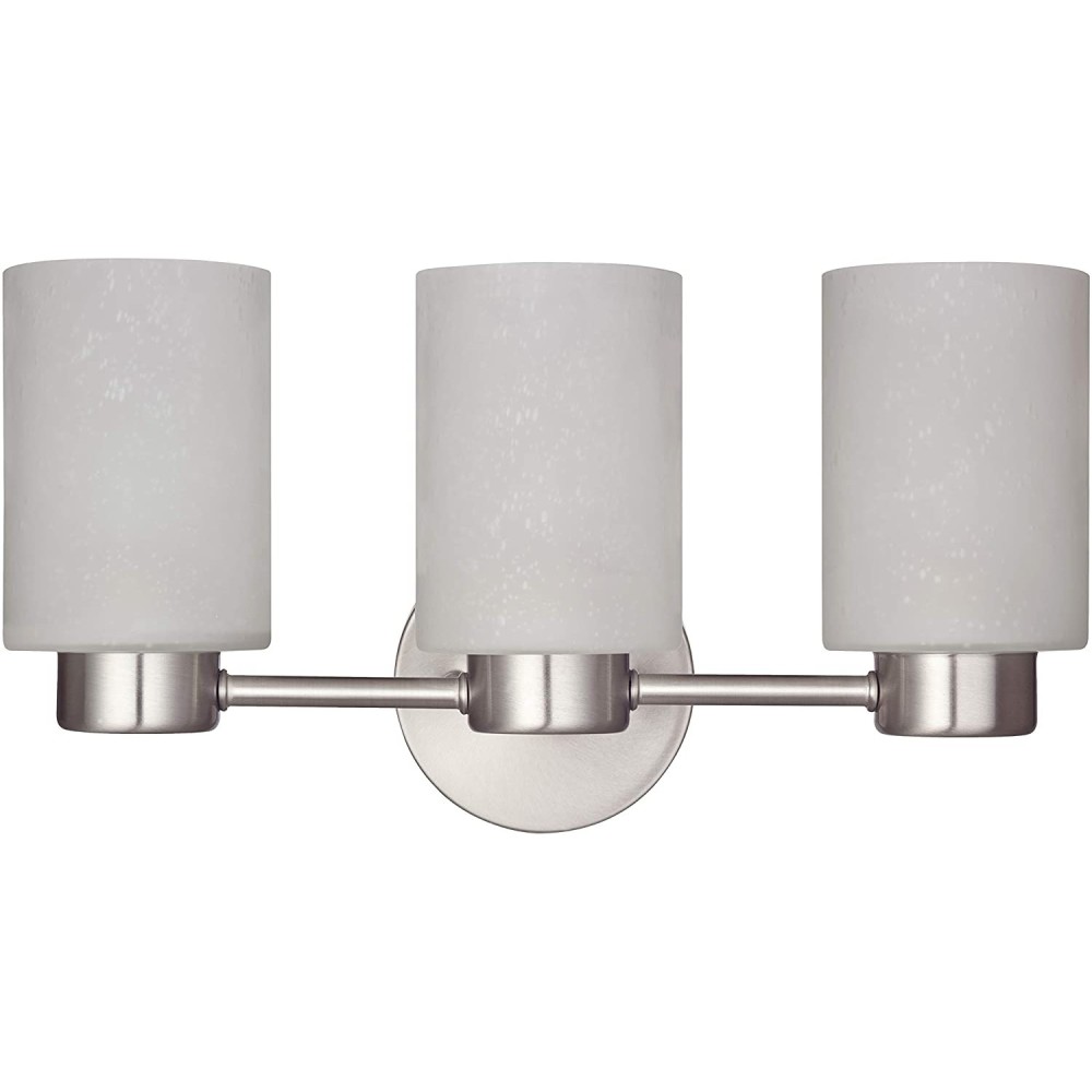 Westinghouse 60W Nickel Sylvestre Three Light Wall Light Fixture - Ascmtools