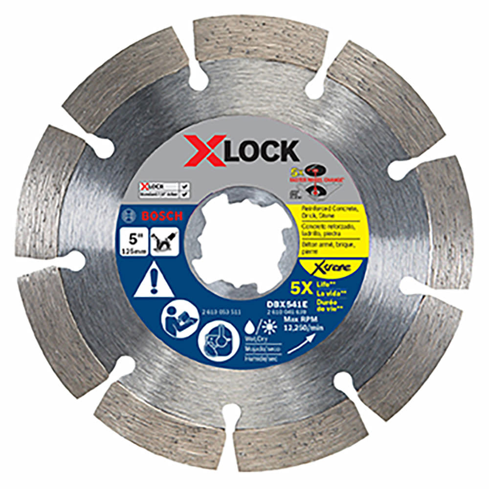 Bosch 5 In. X-LOCK Xtreme Segmented Diamond Blade - Ascmtools