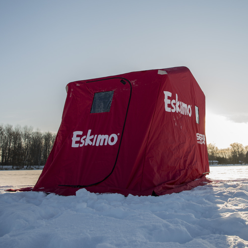 Eskimo Sierra Flip Shelter Portable Ice Fishing House - Ascmtools