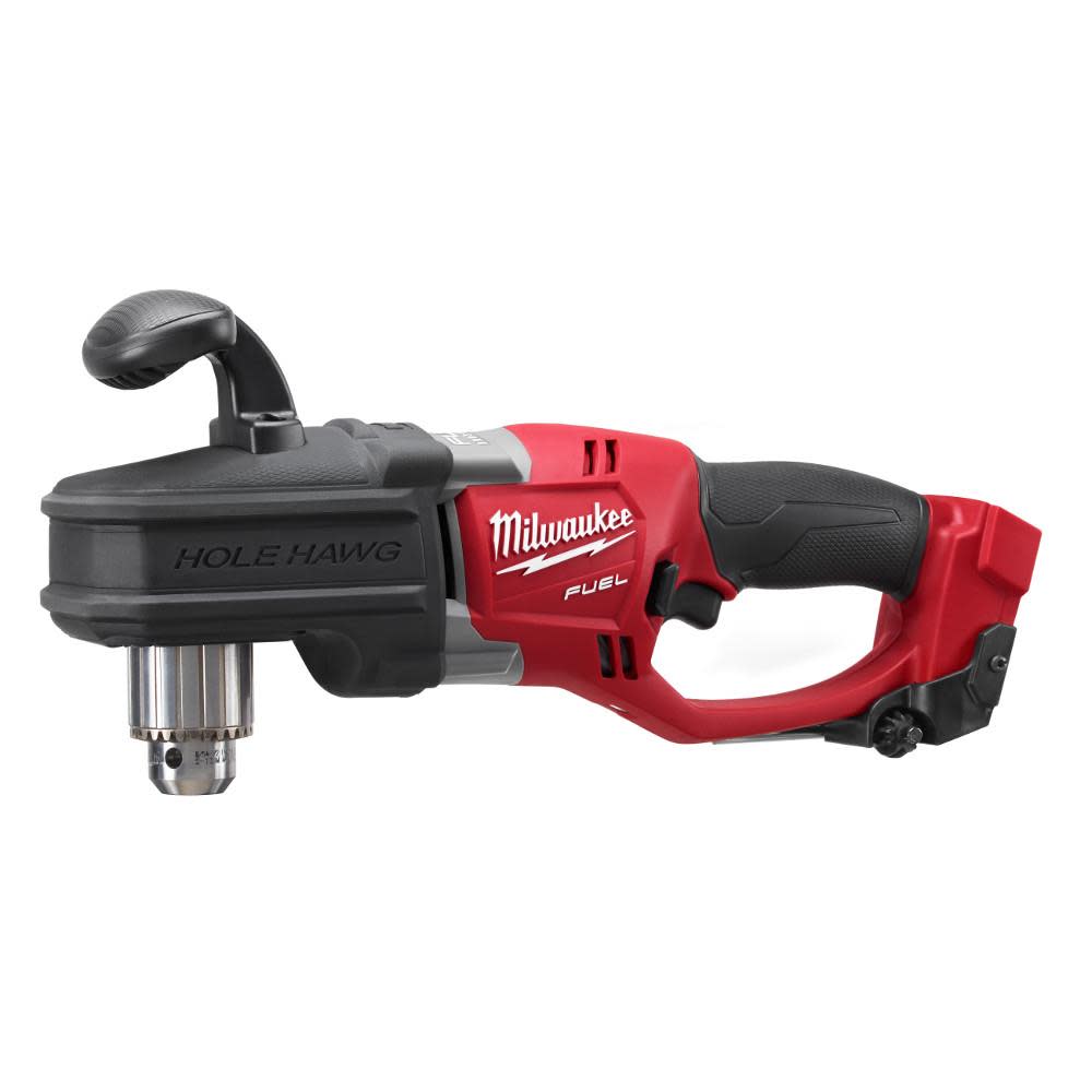Milwaukee M18 FUEL Hole Hawg Right Angle Drill with 1/2In Keyed Chuck (Bare Tool) - Ascmtools