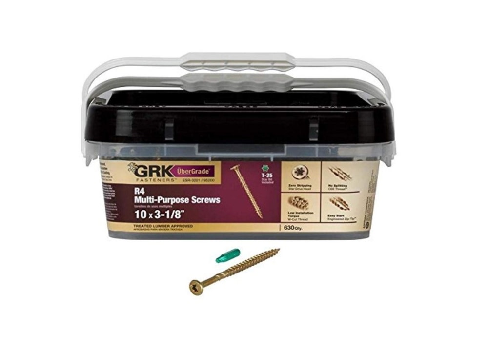 GRK Fasteners R4 Multi Purpose Screws 10 x 3-1/8″ 630qty - Ascmtools