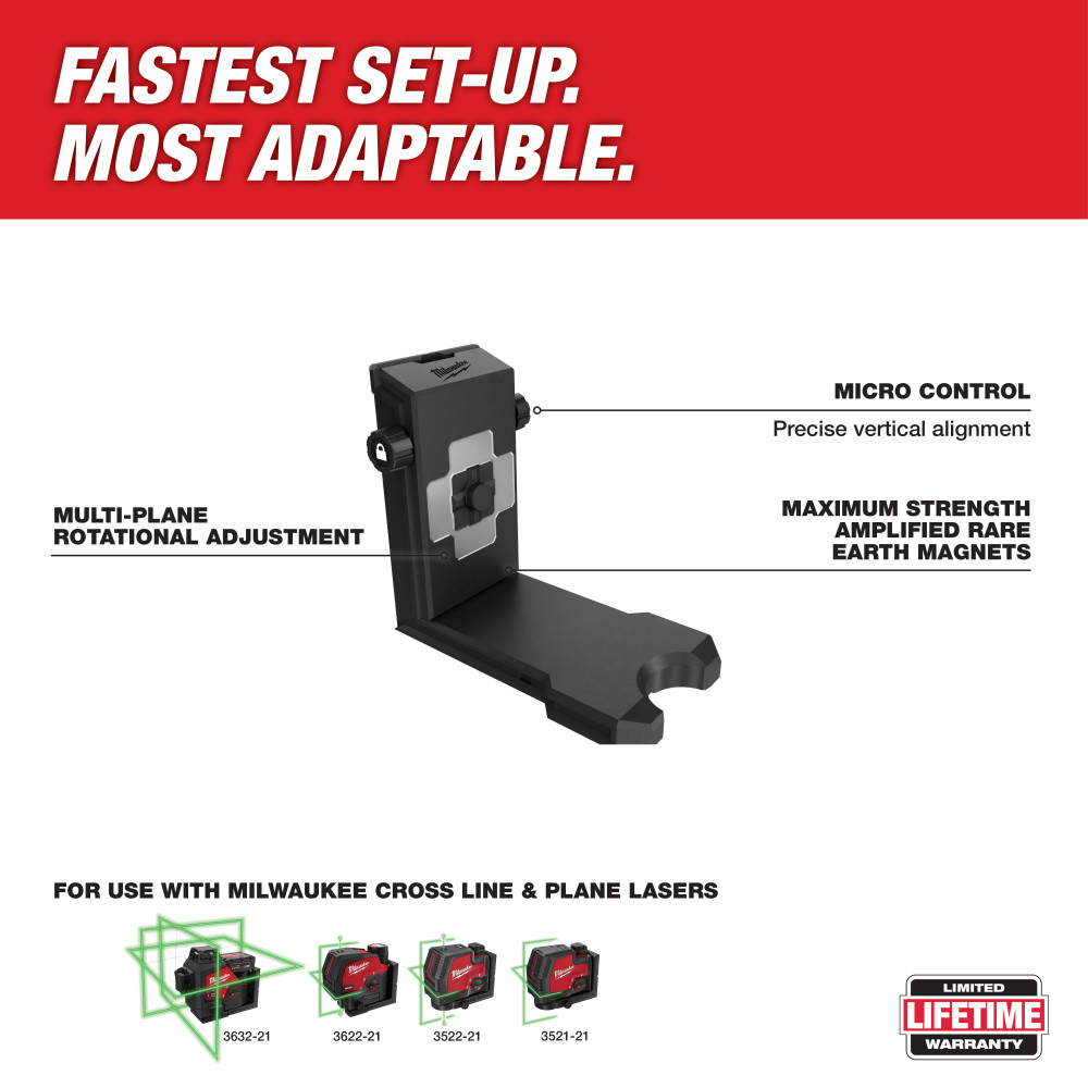 Milwaukee 360 Laser Bracket - Ascmtools