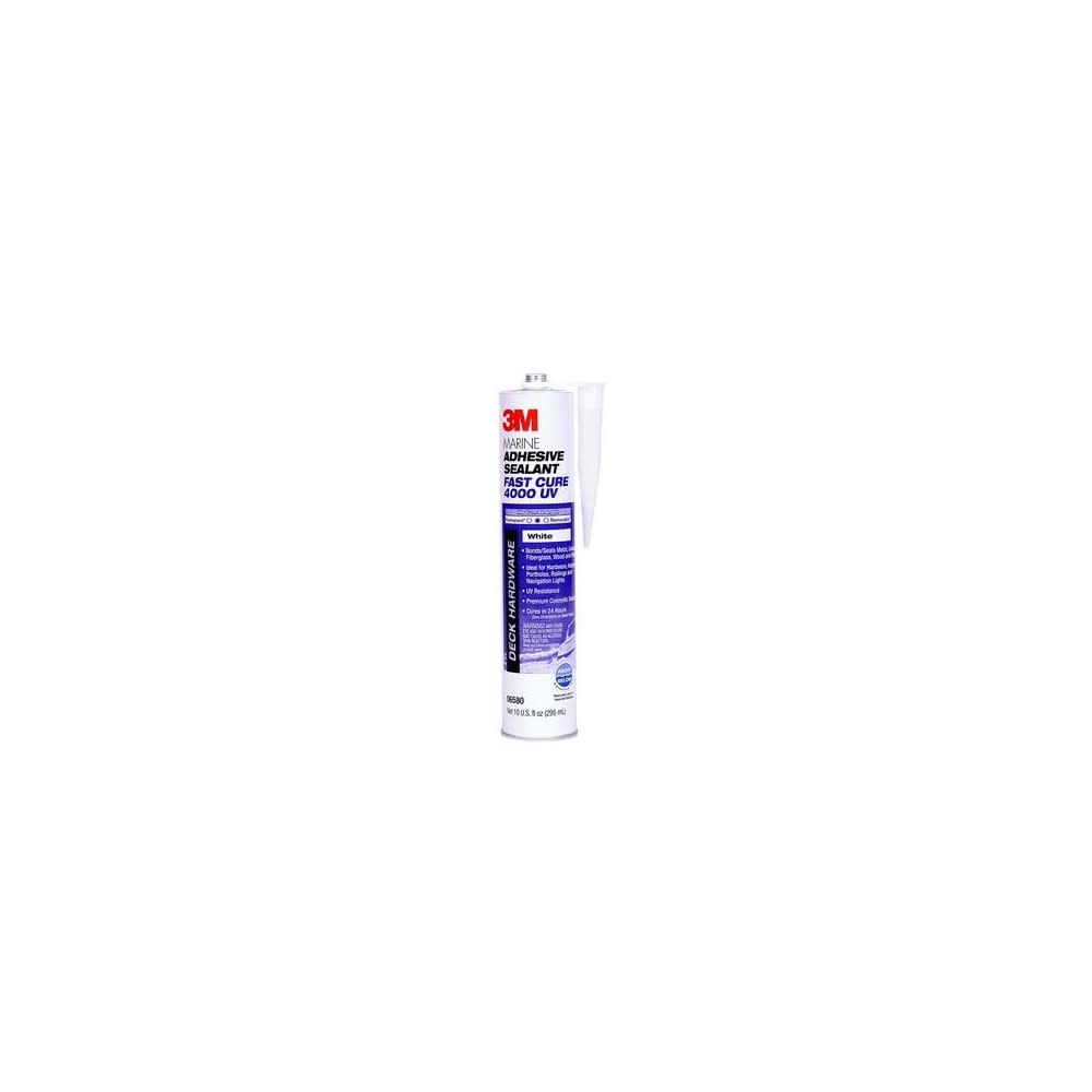 3M 3oz White 4000UV Series Marine Adhesive Sealant - Ascmtools