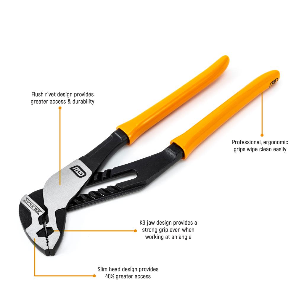 GEARWRENCH Pitbull K9 Tongue & Groove Pliers 10″ - Ascmtools