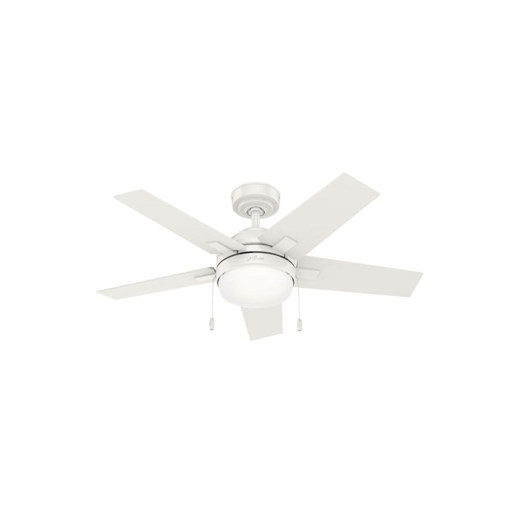 Hunter Fan Barlett Ceiling Fan 44″ Fresh White Fresh White - Ascmtools