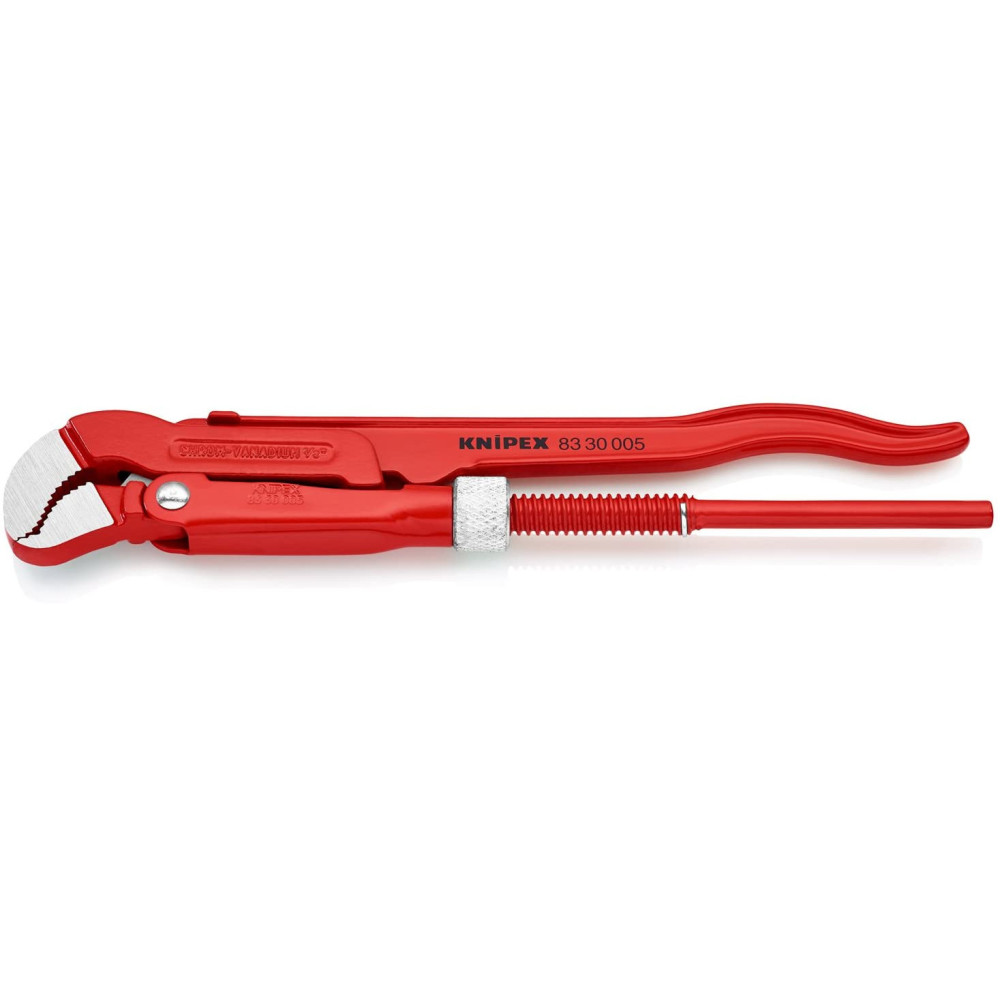 Knipex Pipe Wrench Slim S Type 245 mm Swedish Pattern - Ascmtools