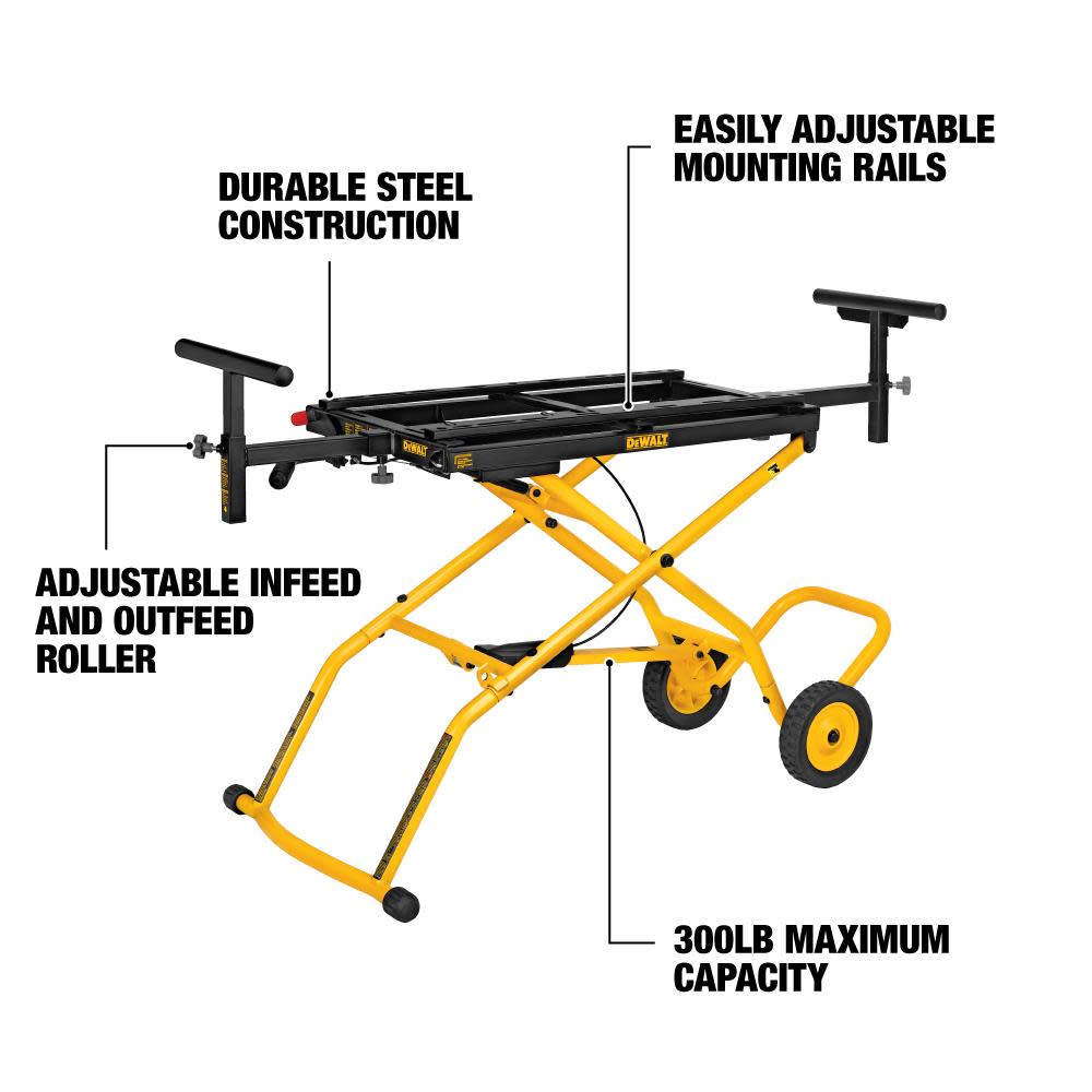 DEWALT Rolling Miter Saw Stand - Ascmtools
