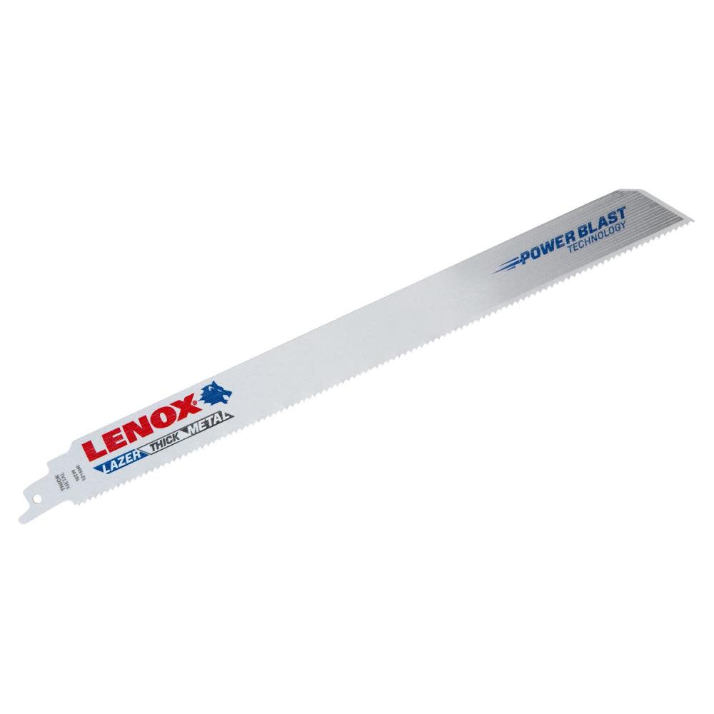 Lenox Reciprocating Saw Blade B12110R 12″ X 1″ X .042″ X 10 TPI 25pk - Ascmtools
