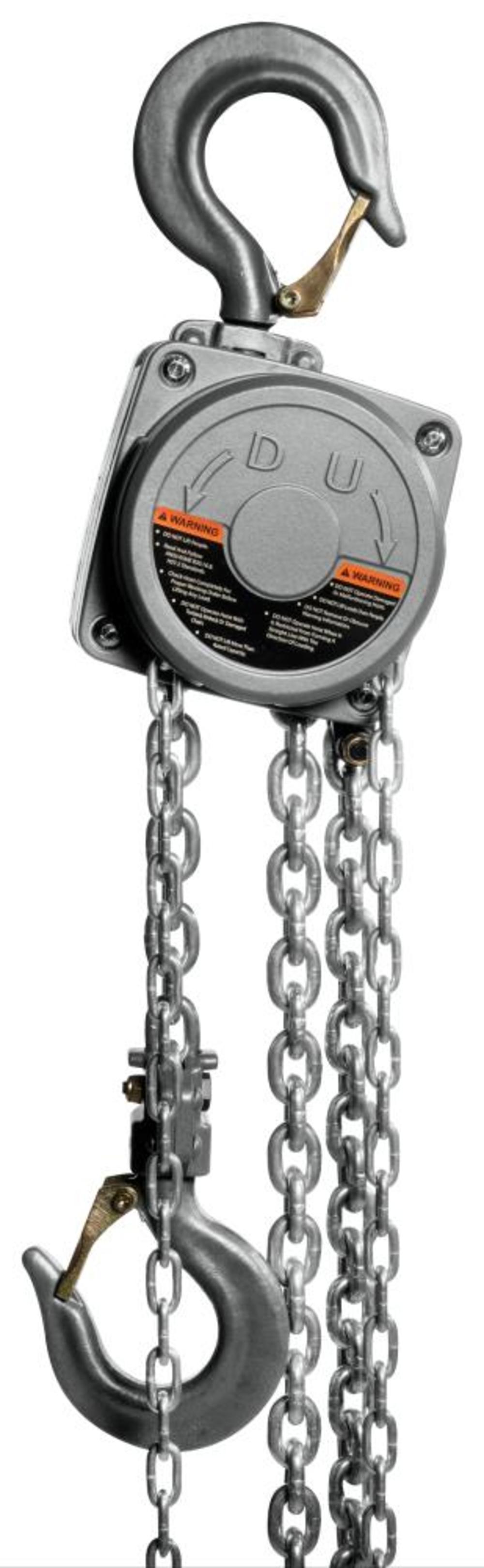 JET AL100-050-10 1/2 Ton Hand Chain Hoist with 10′ of Lift - Ascmtools