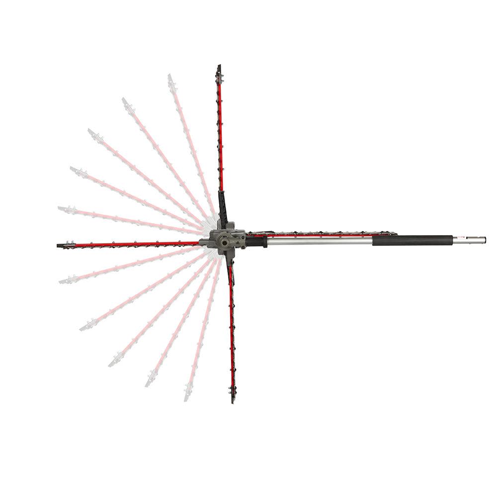 Milwaukee M18 FUEL QUIK-LOK Articulating Hedge Trimmer Attachment Reconditioned - Ascmtools