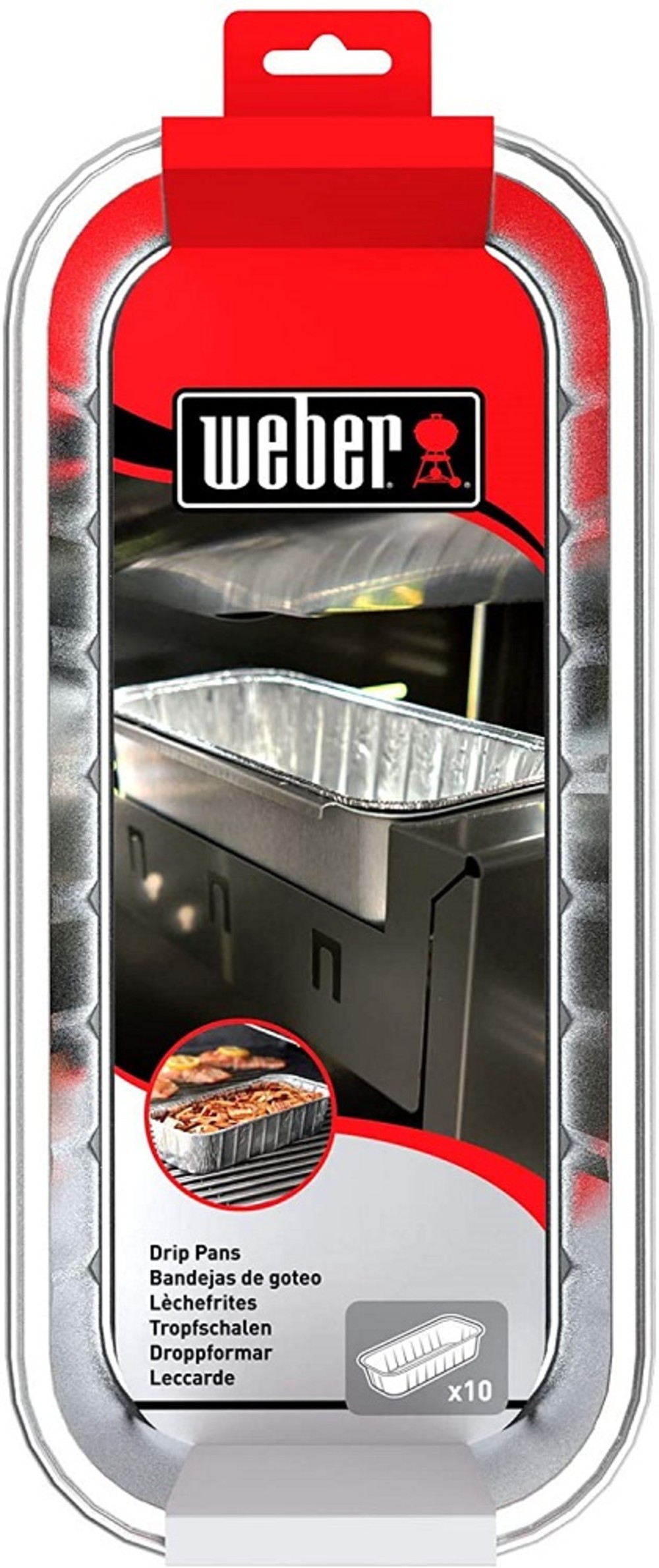 Weber Drip Pans for Smokefire EX4/EX6 Pellet/Summit Grills 10 Pack - Ascmtools