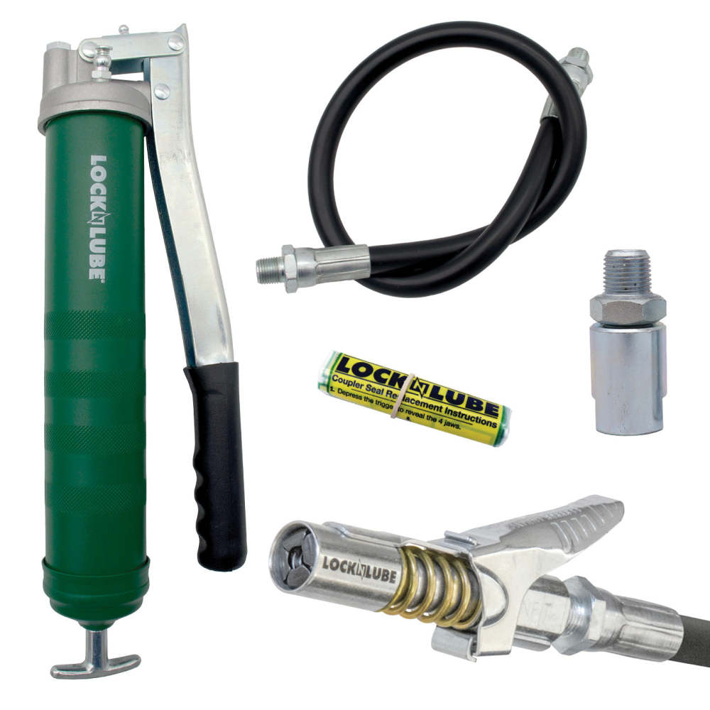 Lock N Lube Lock N Lube Lever Grip Grease Gun 10000 PSI Heavy Duty - Ascmtools