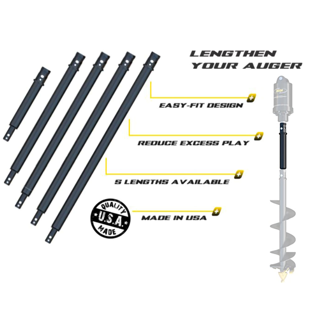 Digga North America 3′ Auger Extension - Ascmtools