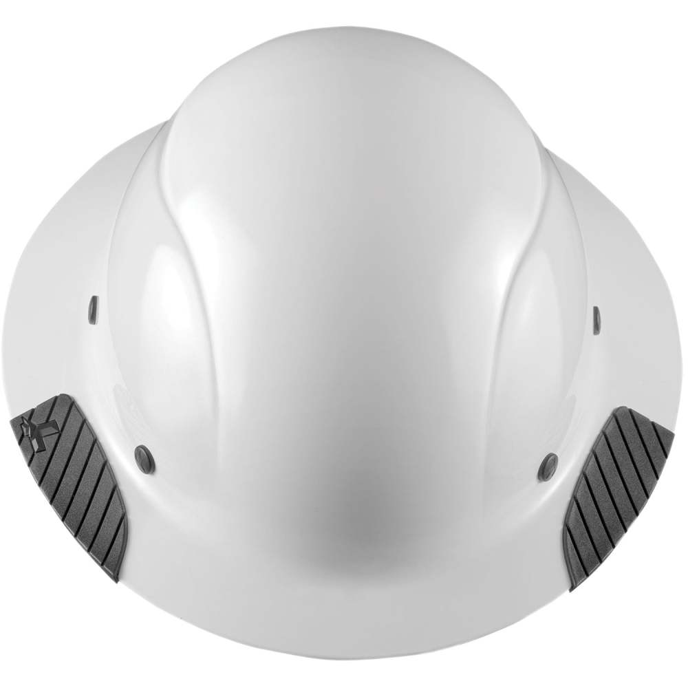 Lift Safety Hard Hat DAX White Carbon Fiber Full Brim - Ascmtools