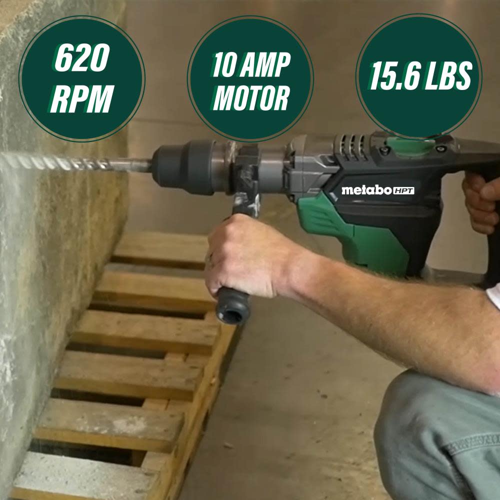Metabo HPT 1-9/16-in SDS Max Rotary Hammer - Ascmtools