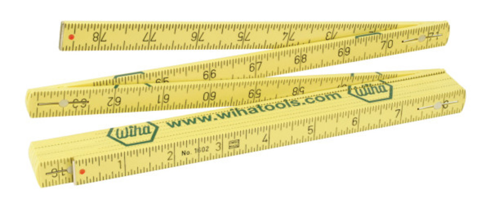 Wiha MaxiFlex Folding Ruler Inch Metric - Ascmtools