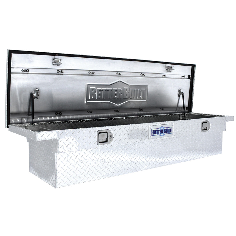 Better Built 61.5″ Crown Saddle Truck Tool Box LOW PROFILE BRITE - Ascmtools