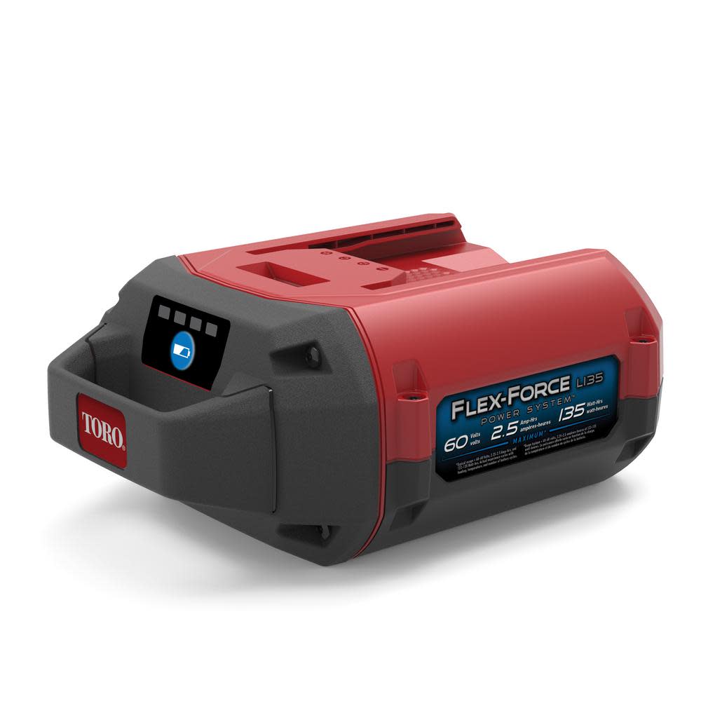 Toro Flex-Force Power System 60-Volt Max 2.5 Ah Lithium-Ion L135 Battery - Ascmtools