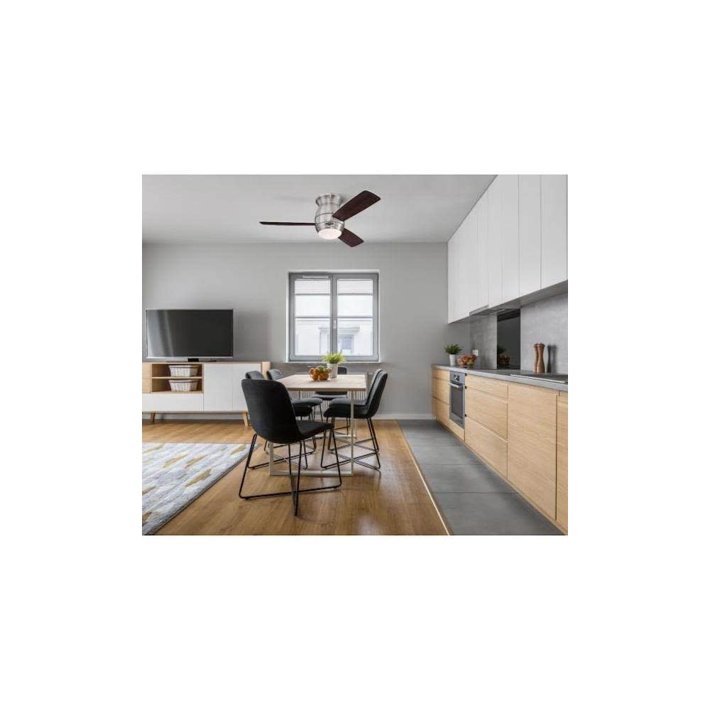 Westinghouse 44″ Halley Brushed Nickel LED Indoor Ceiling Fan - Ascmtools